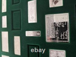 Solid Sterling Silver The World's Greatest Banknotes Franklin Mint Set Collectio