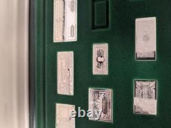 Solid Sterling Silver The World's Greatest Banknotes Franklin Mint Set Collectio