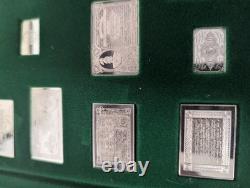 Solid Sterling Silver The World's Greatest Banknotes Franklin Mint Set Collectio