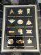 Star Trek Franklin Mint Sterling Silver & Gold 12 Insignia Collection + Case