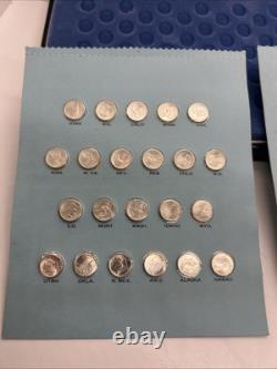 States Of The Union Sterling Silver Mini Coin Set 1969 First Edition 50 Coins