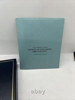 States Of The Union Sterling Silver Mini Coin Set 1969 First Edition 50 Coins