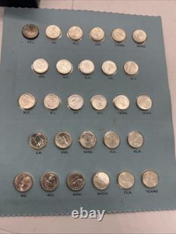 States Of The Union Sterling Silver Mini Coin Set 1969 First Edition 50 Coins