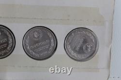 States the Union Series Group 1 Sterling Silver Proofs 5 Coins set Franklin Mint