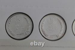 States the Union Series Group 3 Sterling Silver Proofs 5 Coins set Franklin Mint