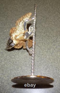 Sterling 925 Franklin Mint Silver Circus Flying Acrobat Sascha Brastoff figure