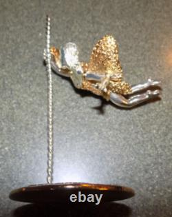 Sterling 925 Franklin Mint Silver Circus Flying Acrobat Sascha Brastoff figure