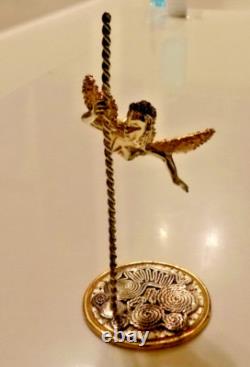 Sterling 925 Franklin Mint Silver Circus Flying Acrobat Sascha Brastoff figure
