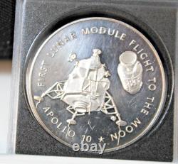 Sterling S Coin Franklin Mint 1969 Apollo 10 1st Lunar Module Flight to The Moon