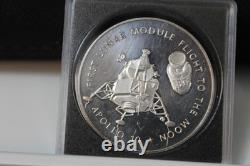 Sterling S Coin Franklin Mint 1969 Apollo 10 1st Lunar Module Flight to The Moon