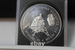 Sterling S Coin Franklin Mint 1969 Apollo 10 1st Lunar Module Flight to The Moon
