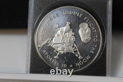 Sterling S Coin Franklin Mint 1969 Apollo 10 1st Lunar Module Flight to The Moon