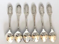 Sterling Silver 1973 Franklin Mint Collection 13 Apostle Spoon Set NIB COA Inc