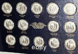 Sterling Silver 50 Medallic Set Signers of Declaration of Independence 58.2 Ozt