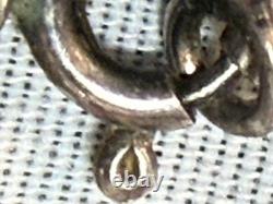 Sterling Silver 925 Necklace With Rhino Pendant 73 Grams Scrap Or Not