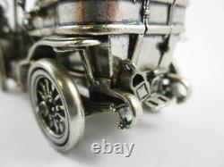 Sterling Silver 925 Vintage Franklin Mint 172g Car Miniature