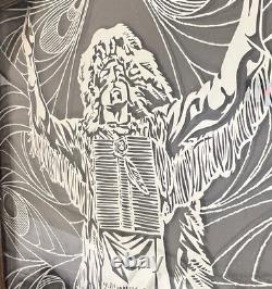 Sterling Silver Art CHIEF ILLINIWEK Franklin Mint University Of Illinois NCAA
