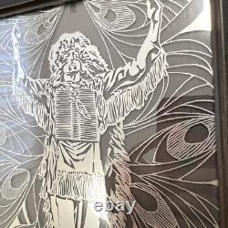 Sterling Silver Art CHIEF ILLINIWEK Franklin Mint University Of Illinois NCAA