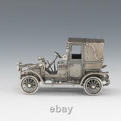 Sterling Silver Car Miniature, 1903 Fiat