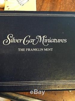 Sterling Silver Car Miniatures Collectable The Franklin Mint 6.2 Ounces Vintage