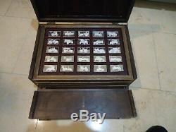Sterling Silver Centennial Car Ingot Collection Set By The Franklin Mint
