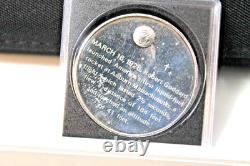 Sterling Silver Coin Franklin Mint AMERICA 1ST SUCCESSFULL CODDARD ROCKET LAUNCH