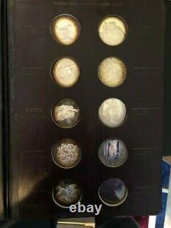 Sterling Silver Coins-The Genius Of Michelangelo Franklin Mint-Book with 9 Coins