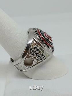 Sterling Silver Dale Earnhardt The Intimidator Ring #3 Size 10