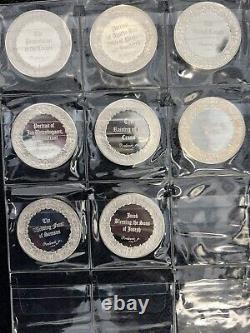 Sterling Silver Franklin Mint Genius of Rembrandt Lot of 32 Medals