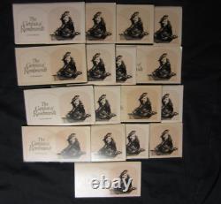 Sterling Silver Franklin Mint Genius of Rembrandt Set of 17 in Original Cards