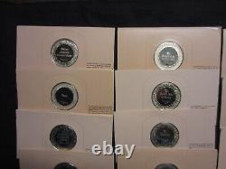 Sterling Silver Franklin Mint Genius of Rembrandt Set of 17 in Original Cards