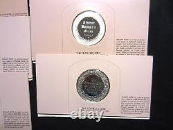 Sterling Silver Franklin Mint Genius of Rembrandt Set of 17 in Original Cards