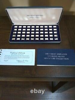 Sterling Silver- Franklin Mint Great Airplanes Miniature Collection