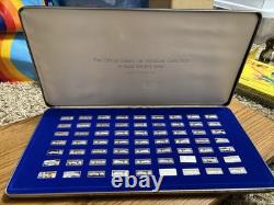 Sterling Silver Franklin Mint Official Classic Car Miniature Collection with COAs