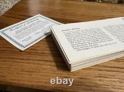 Sterling Silver Franklin Mint Official Classic Car Miniature Collection with COAs