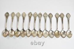 Sterling Silver Franklin Mint Zodiac Signature Edition Spoon Set (12 pcs.) 65