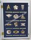 Sterling Silver & Gold Star Trek Insignia Collection Franklin Mint 1992 Mint