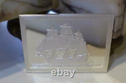 Sterling Silver Ingots 50 Bars The Great Sailing Ships Of History Franklin Mint