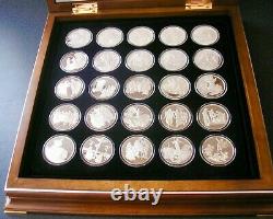 Sterling Silver Medal Coin Set THE LIFE OF CHRIST Franklin Mint (1990) 23g