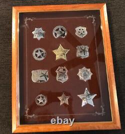 Sterling Silver OFFICIAL BADGES OF GREAT WESTERN LAWMEN by Franklin Mint