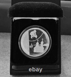 Sterling Silver Proof Coin 1 Oz Art Medallion The Seal of The State of Alaska