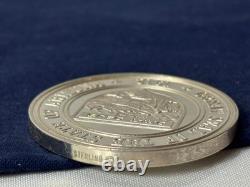 Sterling Silver Round 1974 FM Great Seal Of Arizona 33G FRANKLIN MINT
