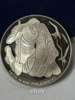 Sterling Silver Round 1974 Utah 33G FRANKLIN MINT