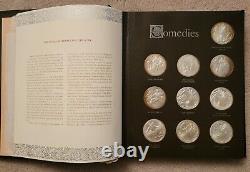 Sterling Silver Royal Shakespeare-Franklin Mint Complete Proof 38 Coin Medal Set