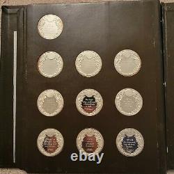 Sterling Silver Royal Shakespeare-Franklin Mint Complete Proof 38 Coin Medal Set
