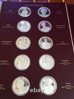 SterlingSilver Medals/Coins The Genius Of Michelangelo Franklin Mint CompleteSet