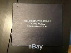 The 100 Greatest Stamps of the World Sterling Silver Miniature Collection