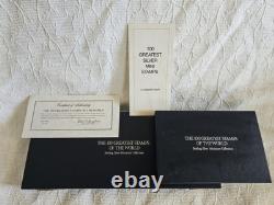The 100 Greatest Stamps of the World Sterling Silver Miniature Stamp Collection