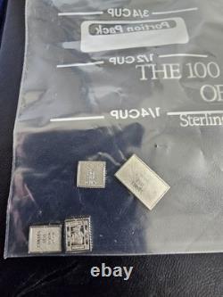 The 100 Greatest Stamps of the World Sterling Silver Miniature Stamp Collection