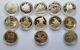 The 13 Original States Bicentennial Solid Sterling Silver Medals